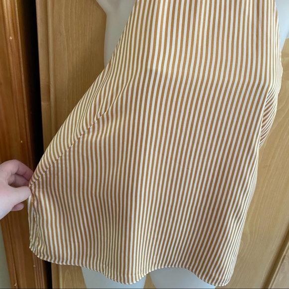 Revolve AFRM • Yellow Striped Halter Swing Tank - Picture 9 of 12
